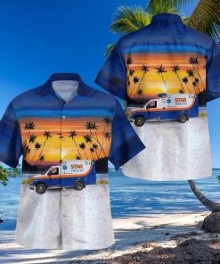 Ambulance Service Crawfordsville Indiana Ambulance Hawaiian Shirt