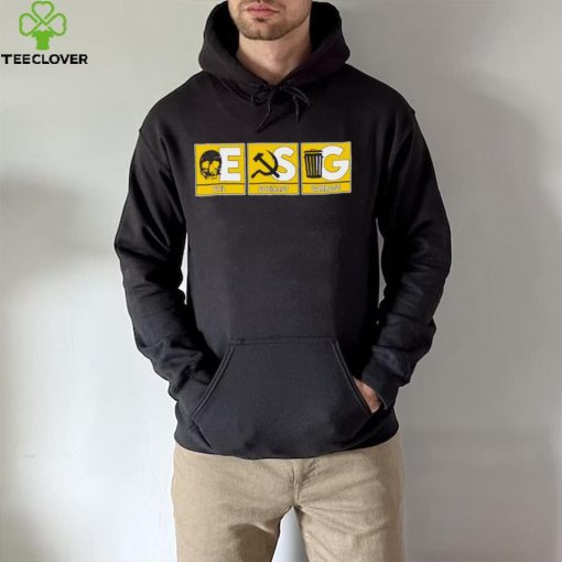 ESG Evil Socialist Garbage logo hoodie, sweater, longsleeve, shirt v-neck, t-shirt