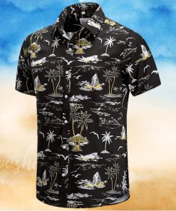 EUOW Men s Hawaiian Shirt Short Sleeves Printed Button Down Summer Beach Dress Shirts