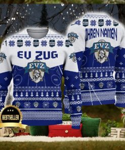 EV Zug Ugly Christmas Sweater Logo Custom Name Gift Fans 1 EV Zug Ugly Christmas Sweater Logo Custom Name Gift Fans