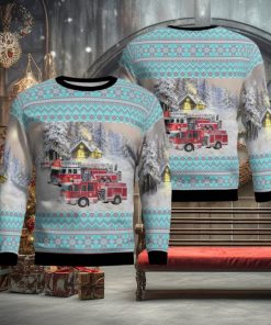 Centralia Illinois Centralia City Fire Department AOP Ugly Christmas Sweater Unique Christmas Gift