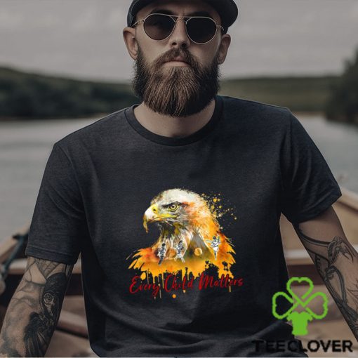 Eagle Every Child Matters Hoodie Orange Day Clothing Native Child Lives Matter Clothing