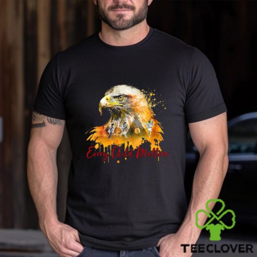 Eagle Every Child Matters Hoodie Orange Day Clothing Native Child Lives Matter Clothing