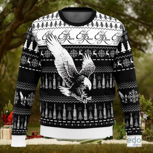 Eagle Rare 3D Ugly Christmas Sweater Christmas Gift Ideas Party Gift