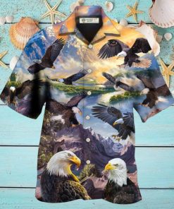 Eagle Spread Wings To The Sky Style Hawaiian Shirt