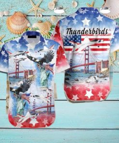 Eagle Thunderbirds USAF Air Independence Day Happy The 4th Of July Hawaiian Shirt Style Gift