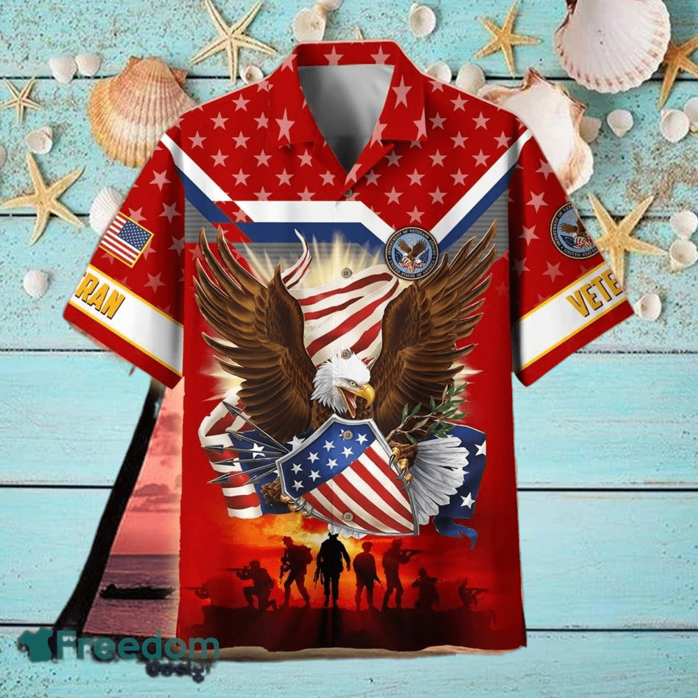 Eagle Traditional US Marine Corps Hawaiian Shirt For Men Veteran ...