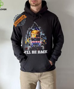 Eagle Trump with Jeep I’ll be back American flag inside me 2024 shirt