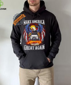 Eagle Trump with Jeep make America great again 2024 shirt