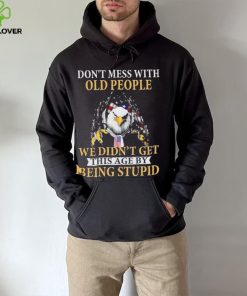 Eagle don’t mess with ould people we didn’t get this age by being stupid American flag t hoodie, sweater, longsleeve, shirt v-neck, t-shirt