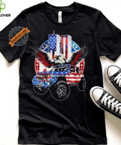 Eagle with Jeep American flag 9 11 2024 shirt