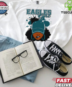 Eagles African American Girl Eagles Super Bowl LIX Champions 2025 shirt