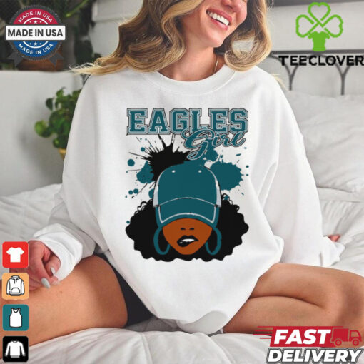 Eagles African American Girl Eagles Super Bowl LIX Champions 2025 shirt