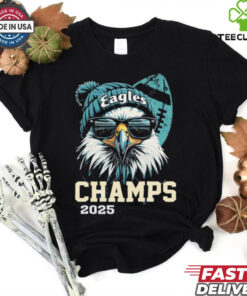 Eagles Bird Sunglasses Champs 2025 shirt