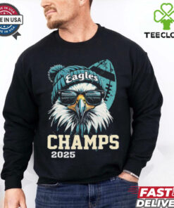 Eagles Bird Sunglasses Champs 2025 shirt