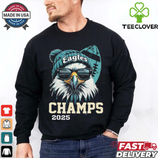 Eagles Bird Sunglasses Champs 2025 shirt