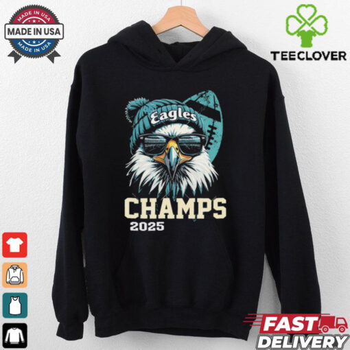 Eagles Bird Sunglasses Champs 2025 shirt