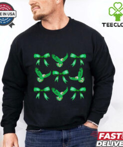 Eagles Coquette Bow Green Bows Eagles Bird Eagles Football 2025 shirt
