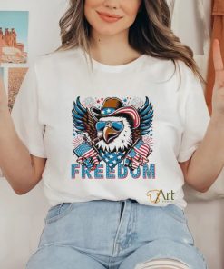 Eagles Cowboy Freedom Us Flag 4th Of July 2024 Shirt