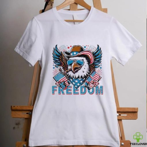 Eagles Cowboy Freedom Us Flag 4th Of July 2024 Shirt