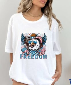 Eagles Cowboy Freedom Us Flag 4th Of July 2024 Shirt