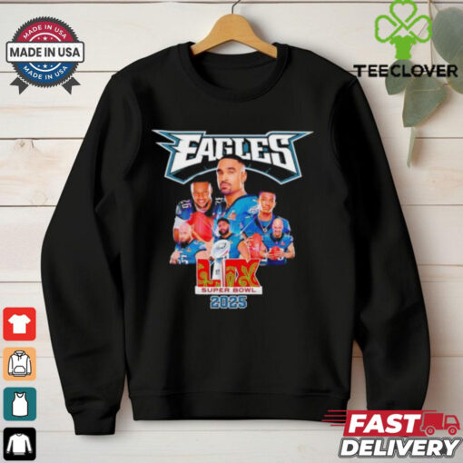 Eagles Football Lix Super Bowl 2025 Champions Team shirt