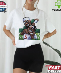 Eagles Jalen Hurts dominate Commanders lead Jayden Daniels Shirt