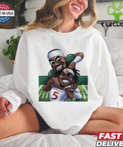 Eagles Jalen Hurts dominate Commanders lead Jayden Daniels Shirt