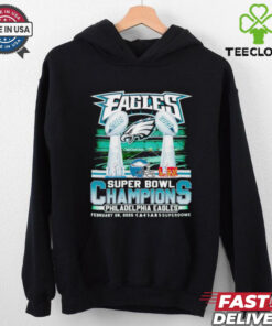 Eagles Super Bowl Champions Philadelphia Eagles trophies shirt