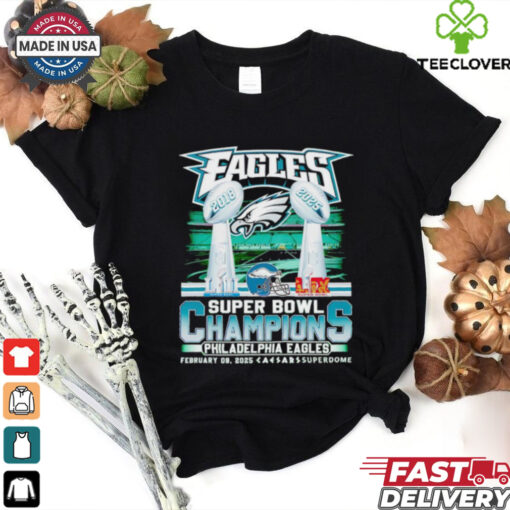 Eagles Super Bowl Champions Philadelphia Eagles trophies shirt