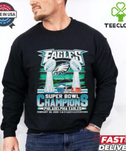 Eagles Super Bowl Champions Philadelphia Eagles trophies shirt