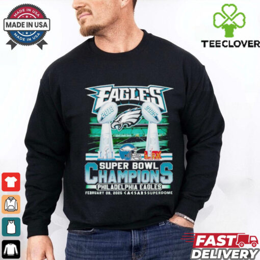 Eagles Super Bowl Champions Philadelphia Eagles trophies shirt