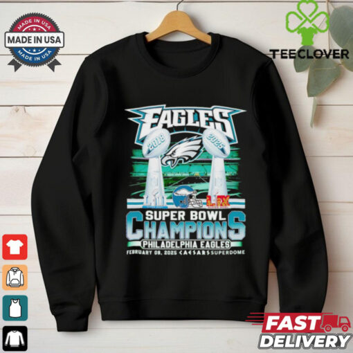 Eagles Super Bowl Champions Philadelphia Eagles trophies shirt