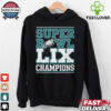 NFL Philadelphia Eagles 2024 2025 LIX Super Bowl LIX Champions Shirt