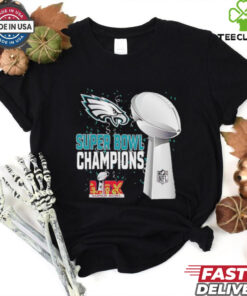 Eagles Super Bowl LIX Champions trophy shirt