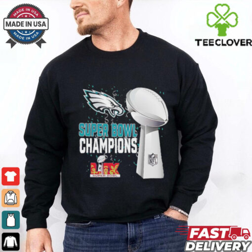 Eagles Super Bowl LIX Champions trophy shirt