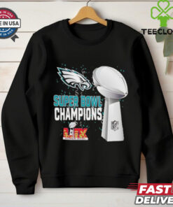 Eagles Super Bowl LIX Champions trophy shirt