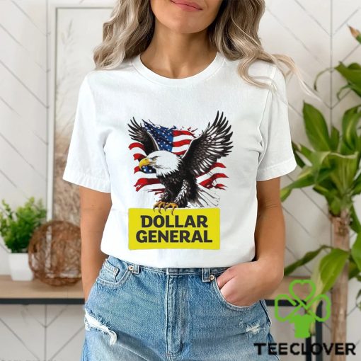 Eagles With Dollar General American Flag Shirt