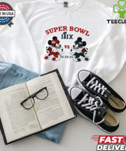 Eagles vs Chiefs Mickey Mouse Super Bowl LIX 2025 shirt