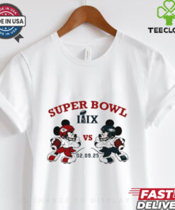 Eagles vs Chiefs Mickey Mouse Super Bowl LIX 2025 shirt