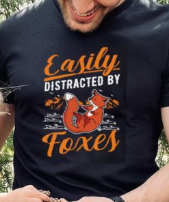 Easily Distracted By Foxes Fox Mountain T Shirt