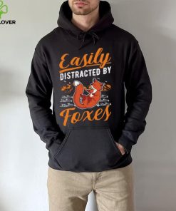 Easily Distracted By Foxes Fox Mountain T Shirt