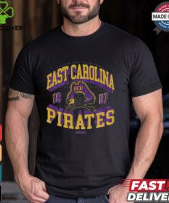 East Carolina Pirates Field Arched Wordmark T Shirt