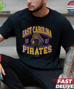 East Carolina Pirates Field Arched Wordmark T Shirt
