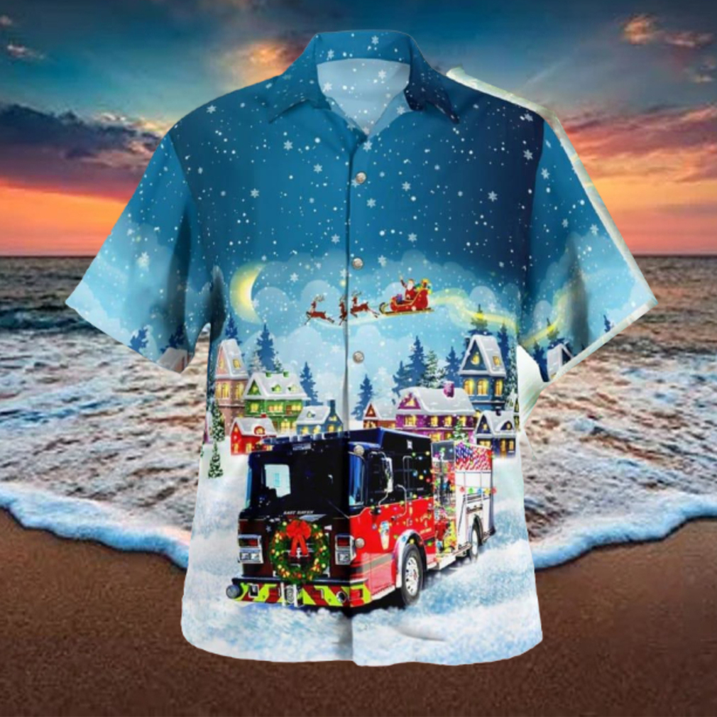 East Haven Connecticut East Haven Fire Department Christmas Hawaiian Shirt East Haven Connecticut East Haven Fire Department Christmas Hawaiian Shirt