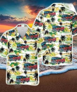 East Rockaway, New York, East Rockaway Fire Department St. Patrick’s Day 3D Beach Shirt Summer Hawaiian Shirt