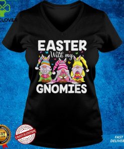 Easter With My Gnomies Bunny Ears Egg Hunting Happy Easter T Shirt B09T3MLFQH