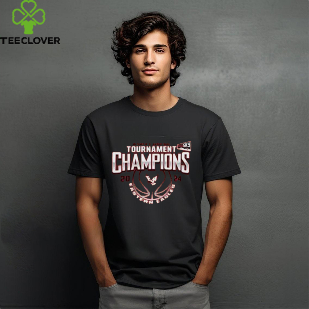 Eastern Washington Eagles 2024 Big Sky Women's Basketball Conference Tournament Champions T Shirt Eastern Washington Eagles 2024 Big Sky Women's Basketball Conference Tournament Champions T Shirt