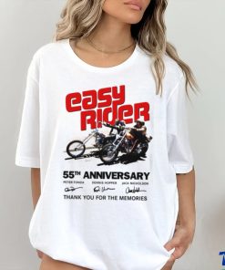 Easy Rider 55th Anniversary Thank You For The Memories T Shirt