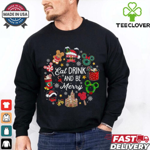 Eat Drink And Be Merry Xmas T Shirt